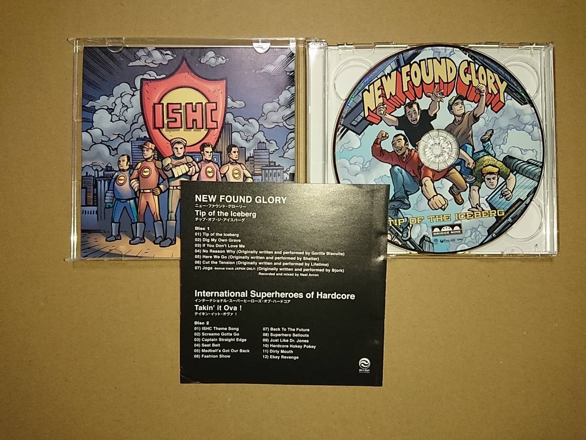 2CD New Found Glory / Tip Of The Iceberg ニュー・ファウンド・グローリー / チップ・オブ・ジ・アイスバーグ 初回限定 国内盤_画像2