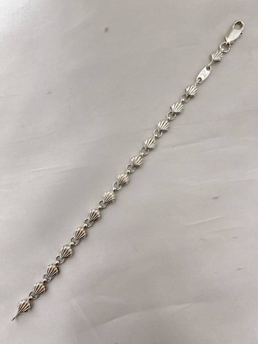  beautiful goods!TIFFANY&Co. Tiffany bracele shell shell SV925 silver 