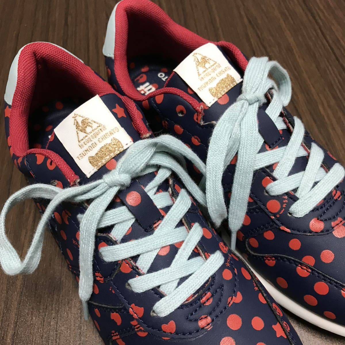 未使用品【ルコックスポルティフ×ツモリチサト】本物 lecoq sportif×TSUMORI CHISATO 靴 24cm スニーカー シューズ レディース JP 24.0_画像8