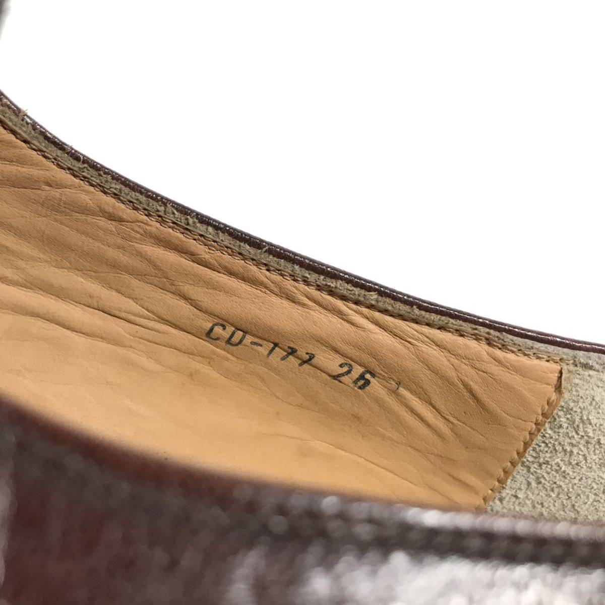 未使用品【ディオール】本物 Christian Dior 靴 26cm CDロゴ金具 ローファー スリッポン ビジネスシューズ レザー 男性用 メンズ 日本製 42_画像10