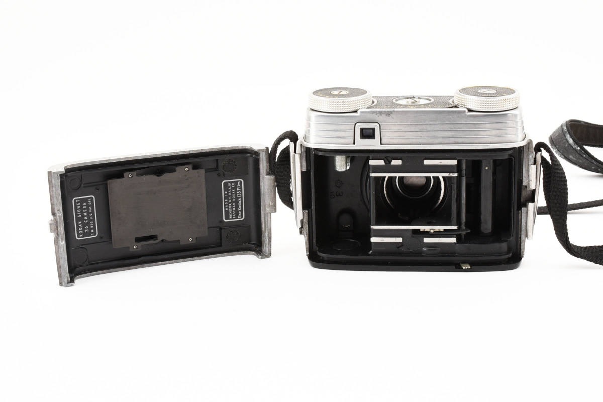 【良品】 KODAK SIGNET コダック シグネット 35 フィルムカメラ 黒圧板 動作確認済み #1345の画像6