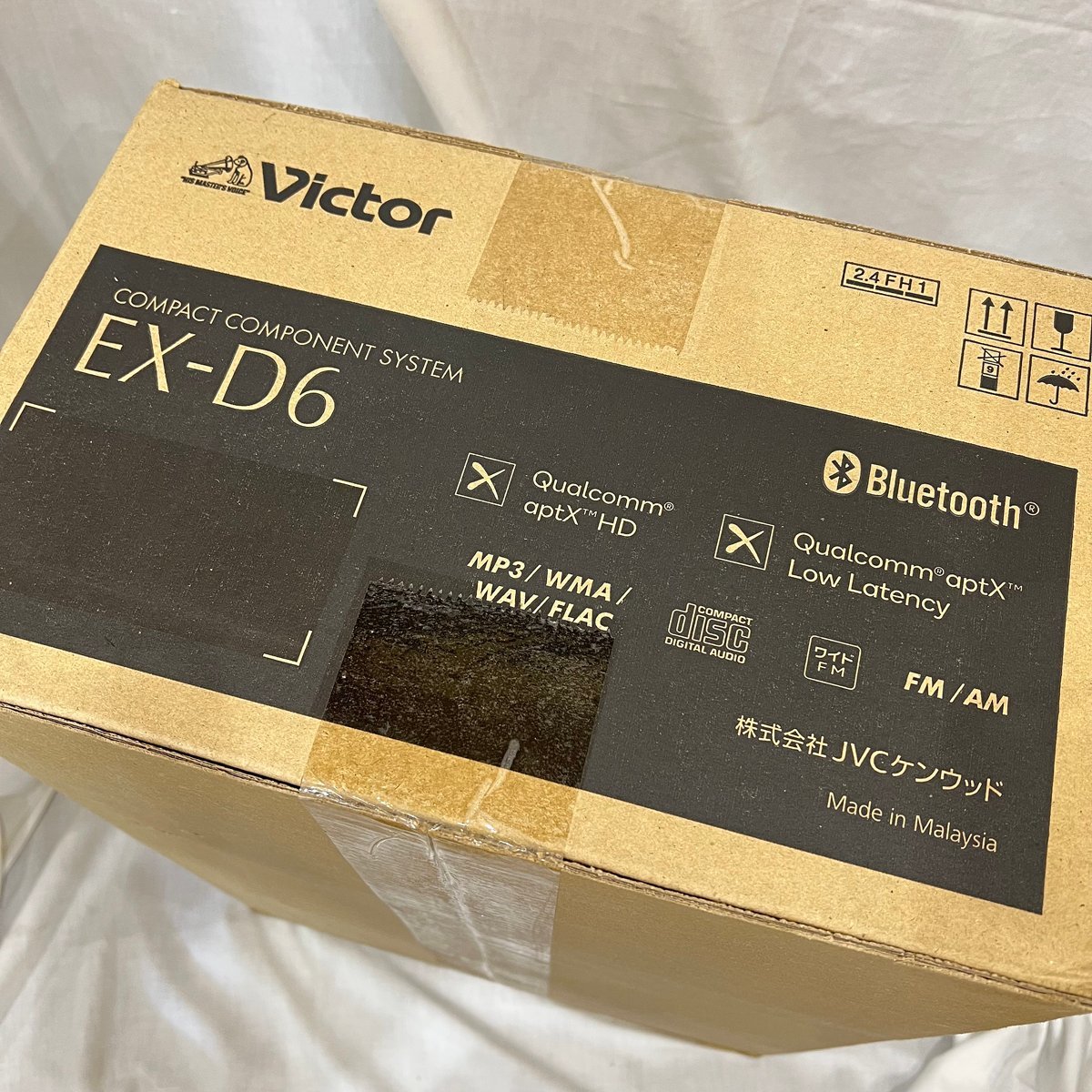 新品◆Victor◆ビクター EX-D6 コンパクトコンポーネントシステム ウッドコーン ハイレゾ Bluetooth_画像4