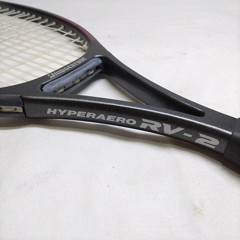 ●BRIDGESTONE/ブリヂストン● 硬式 テニスラケット HYPERAERO RV-2　中古品 グリップ劣化あり_画像3