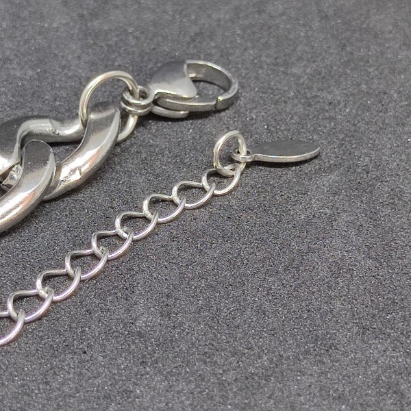 Silver Necklace プラチナ チェーン 50cm 11mm 銀 【鍍金】 ネックレス シルバーネックレス 喜平 メンズ レディース 兼用_画像5