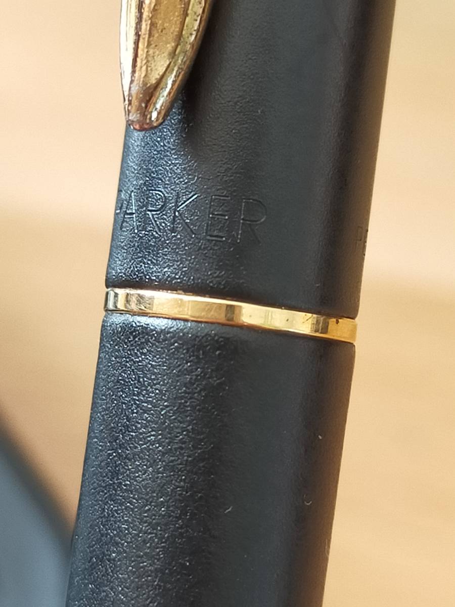 PARKER 3本セット ①万年筆 クラシック パーカー ②INSIGNIA 筆記確認 インシグニア ツイスト ボールペン ③ノック式ボールペン　k18 K14_画像8