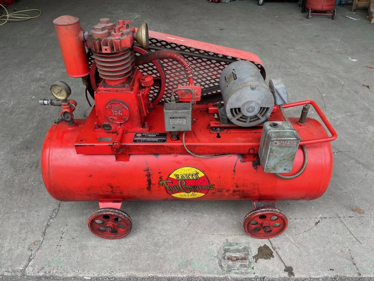  Fuji compressor factory air compressor SH-2 100 Ritter tanker 1×2 9.9 atmospheric pressure 1.5Kw most recent till use secondhand goods 