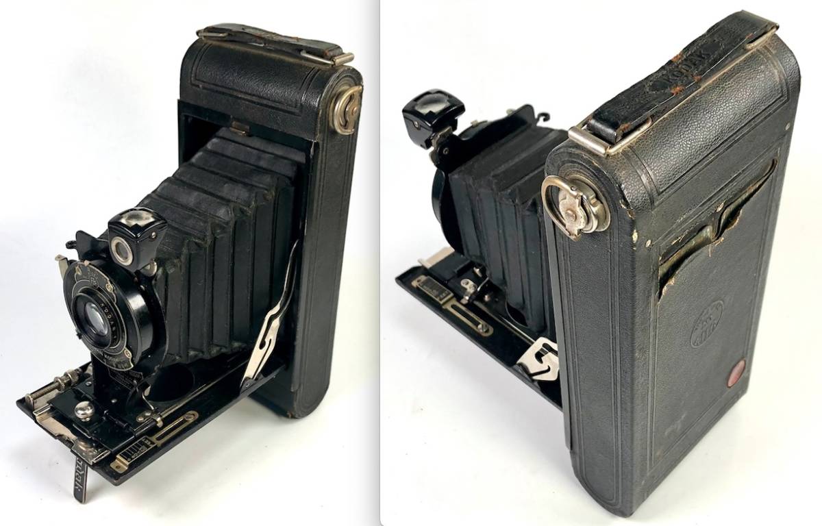 NO.1A POCKET KODAK 蛇腹カメラ（コダック/シャッター不調/CAMERA/レトロ/JUNK）_画像4