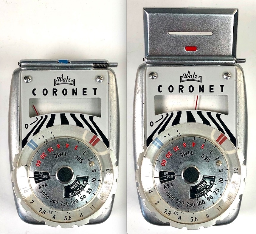 walz CORONET light meter (warutsu/7C type?/ retro /JUNK)