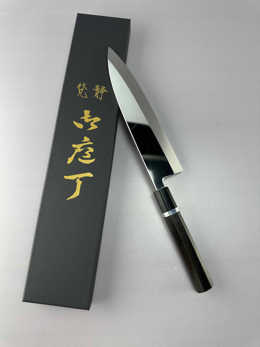 梵静刃物ステンレス鋼高光沢度鏡面仕上げ8寸V金10号大出刃包丁 梵静刃物ステンレス鋼高光沢度鏡面仕上げ8寸V金10号大出刃包丁