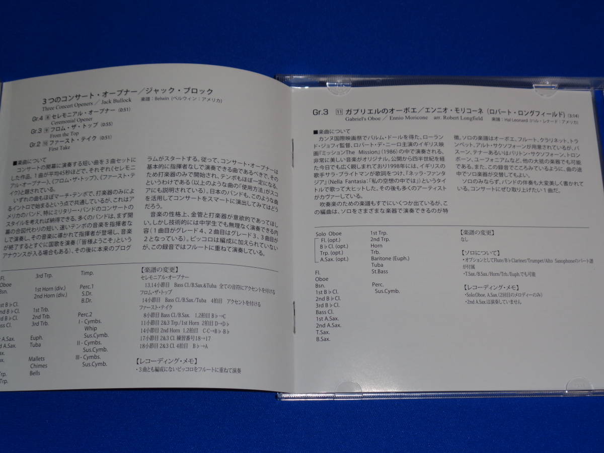 初～中級グレード集 アースダンス　河邊一彦,高野賢一/海上自衛隊東京音楽隊_画像3