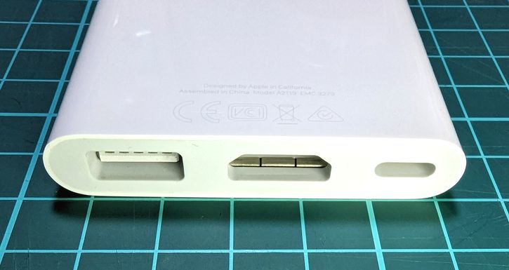 【送料無料】 Apple 純正品 A2119 USB-C Digital AV Multiportアダプタ USED_画像2