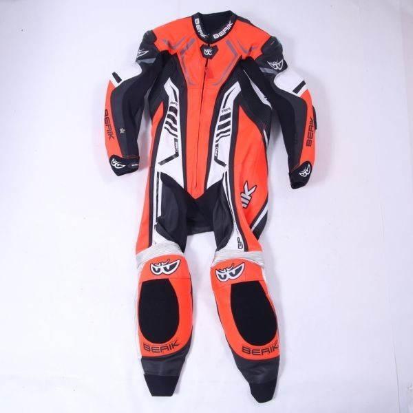  goods can be returned *54* regular price 21 ten thousand jpy * trying on only /LS1-9059-N-BK leather coverall original leather racing suit Berik regular goods *J163