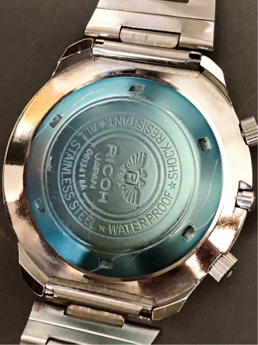  Ricoh World Time Ricoh World Timer наручные часы карта мира самозаводящиеся часы Vintage 