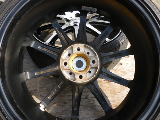 ロクサーニ 17インチ 5.5j 4穴 タイヤ付き4本SET 軽自動車サイズの画像6