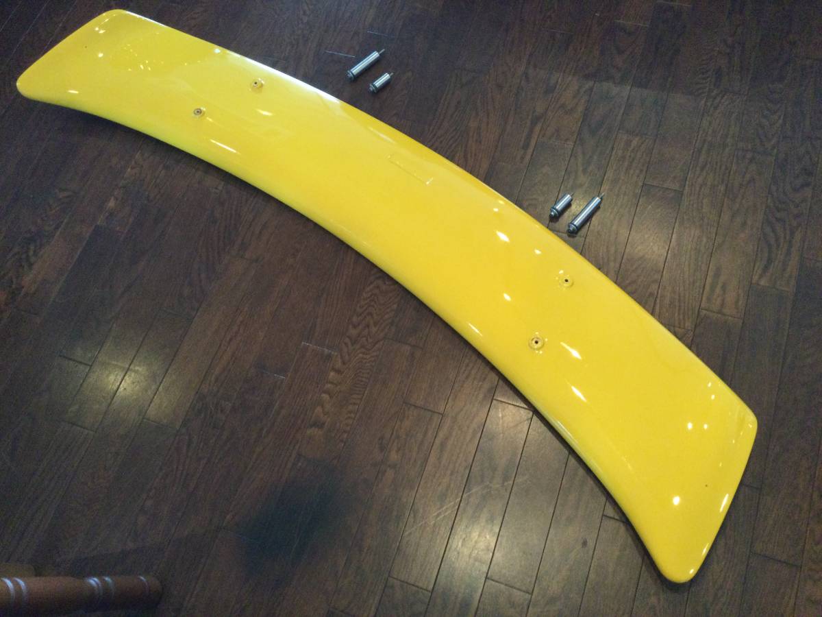  Ferrari 360 modena rear spoiler Hamann type Giallo modena paint 