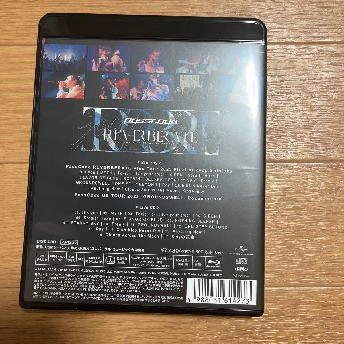 PassCode REVERBERATE Plus Tour 2023 Final at Zepp Shinjuku ［Blu-ray Disc+CD］＜Blu-ray盤＞ Blu-ray Disc_画像2