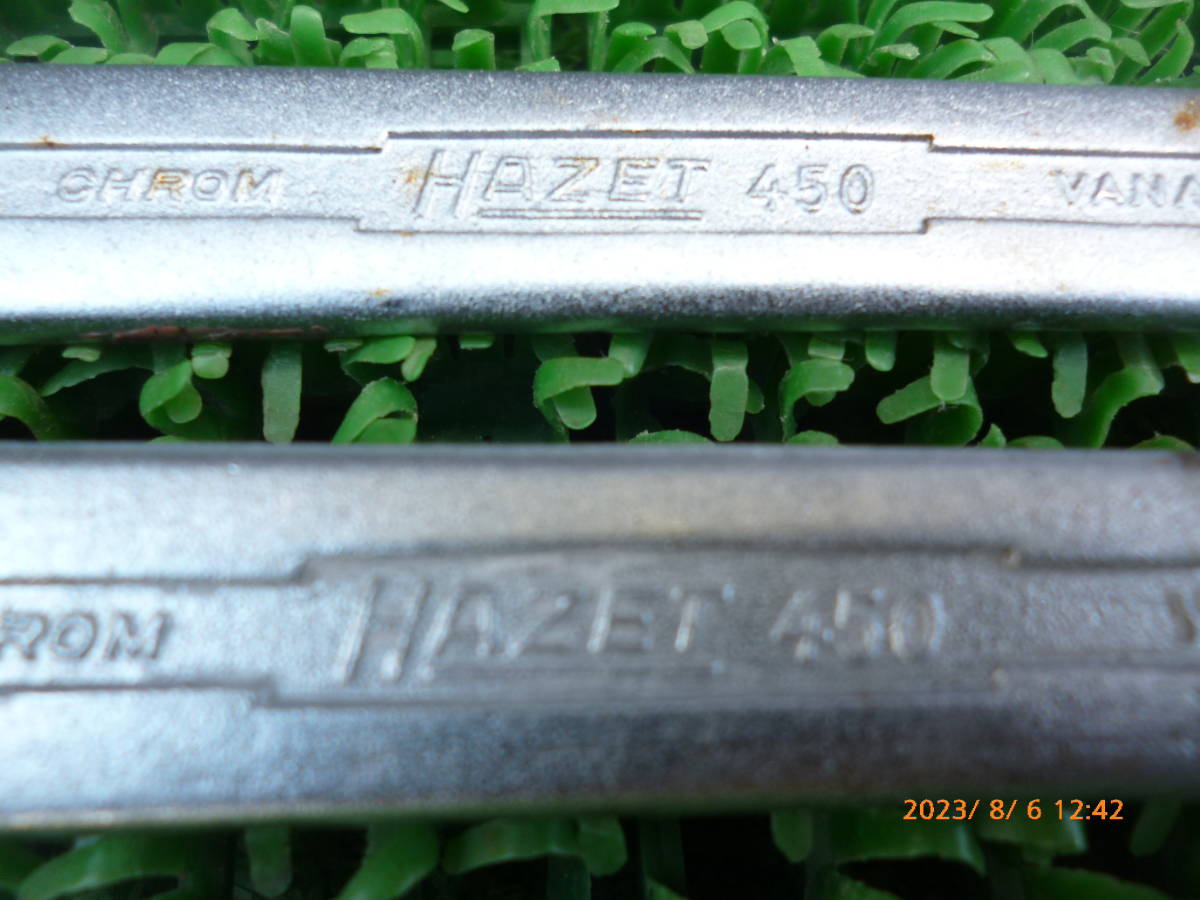 ハゼット HAZET 450 ドイツ 両口 スパナ 工具 1本 在庫有 ( W BS 3/8 5/16 5/16 1/4 レターパックライト370円 レターパックプラス520円 25_画像5