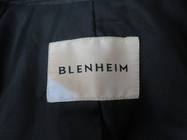BLENHEIM ブレンヘイム ダブルライダース レザージャケット ブラック S 111372063＃4_画像3