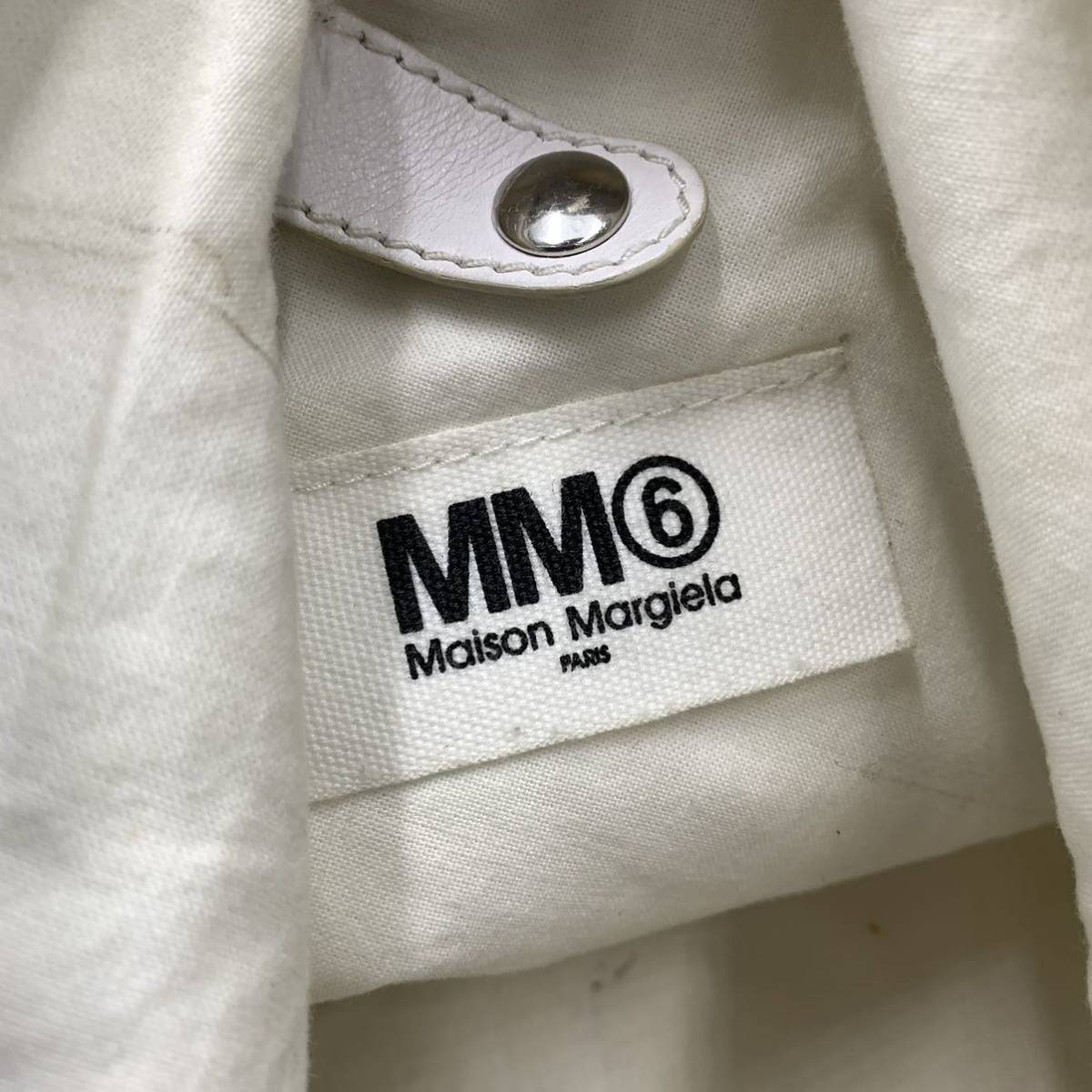 H ☆ 高級ラグジュアリー鞄 '国内正規品' MM6 MAISON MARTIN MARGIELA エムエム6 メゾンマルジェラ 名作 ジャパニーズバッグ トートバッグ _画像7