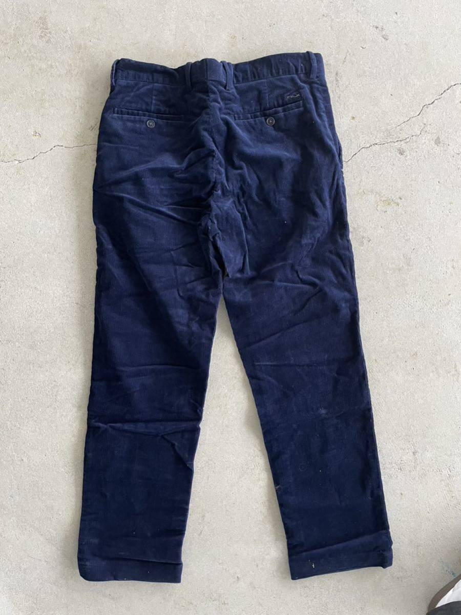 RLX ラルフローレン ストレッチ コーデュロイ　パンツ Size31/30 ネイビー ゴルフ メンズ_画像2