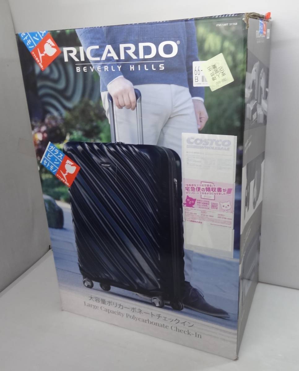 CP1528 展示未使用品 リカルド Ricardo スーツケース キャニオン28インチ 107L ミッドナイトブルー_画像7
