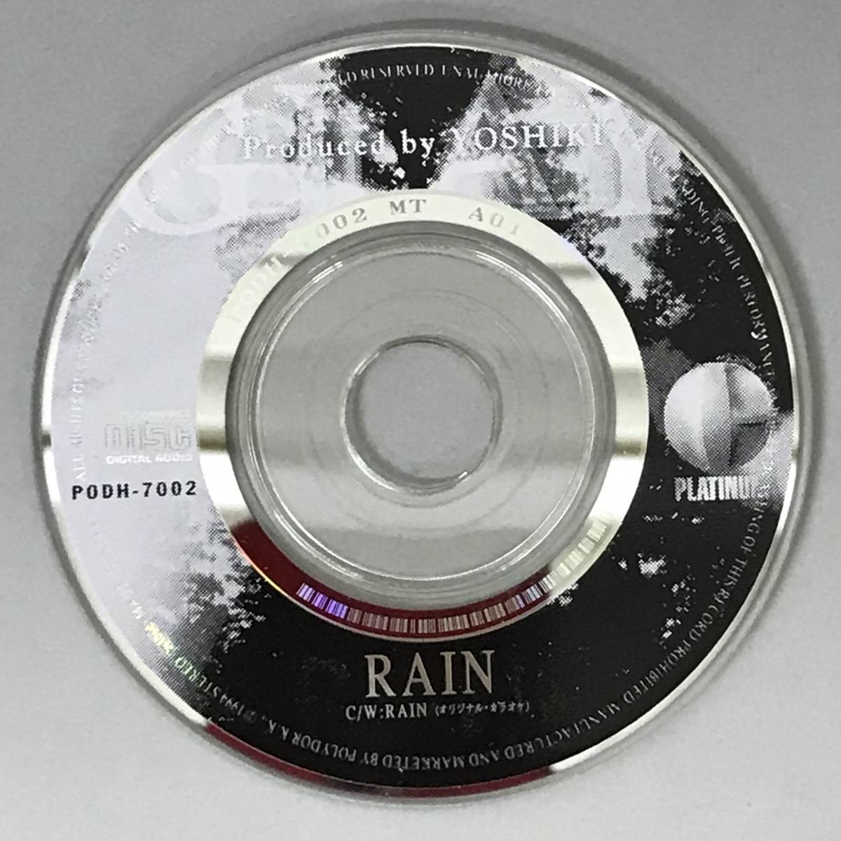BT2/16 GLAY/ RAIN 8cmシングルCD PODH7002■_画像5