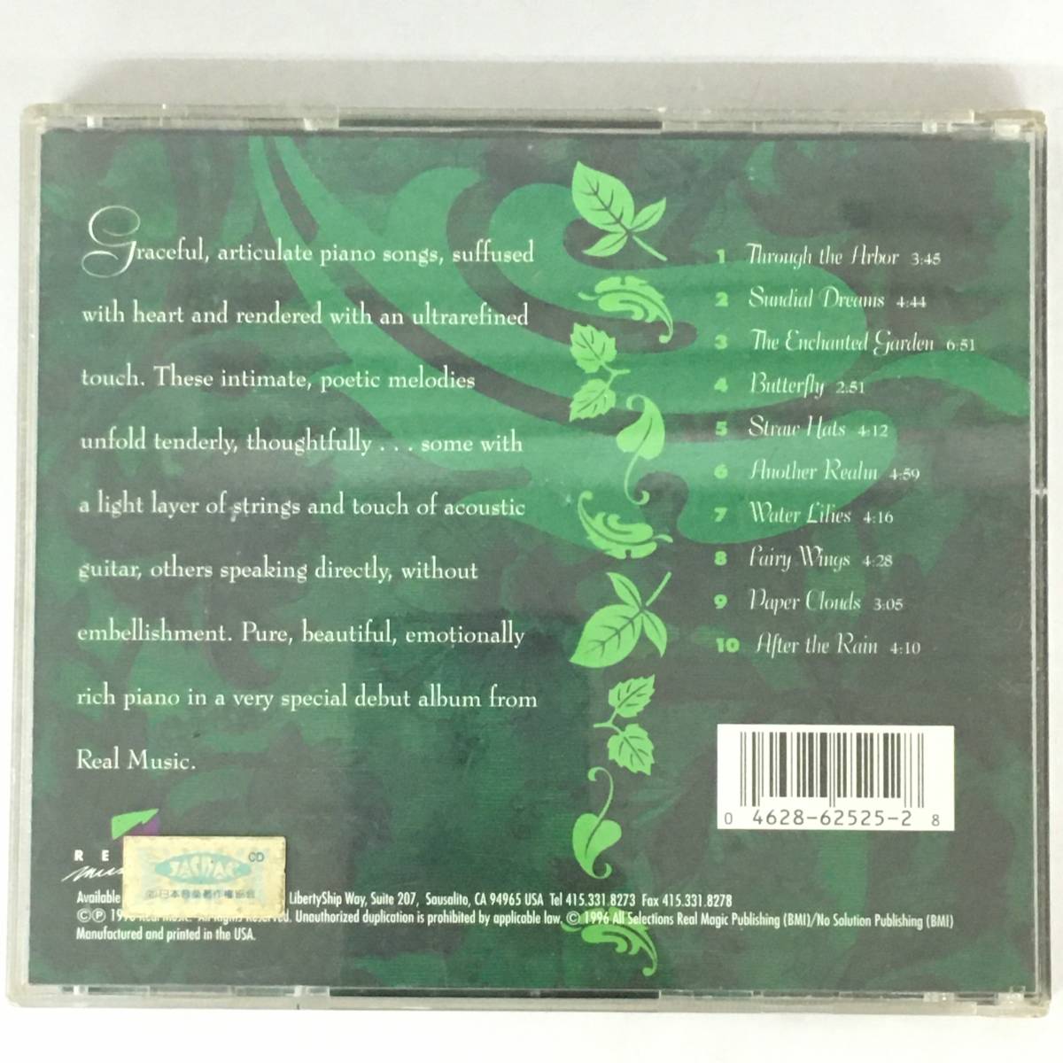 BT2/62 Kevin Kern / in the Enchanted Garden CD REAL MUSIC ヒーリング ピアノ ケビン・カーン■の画像2