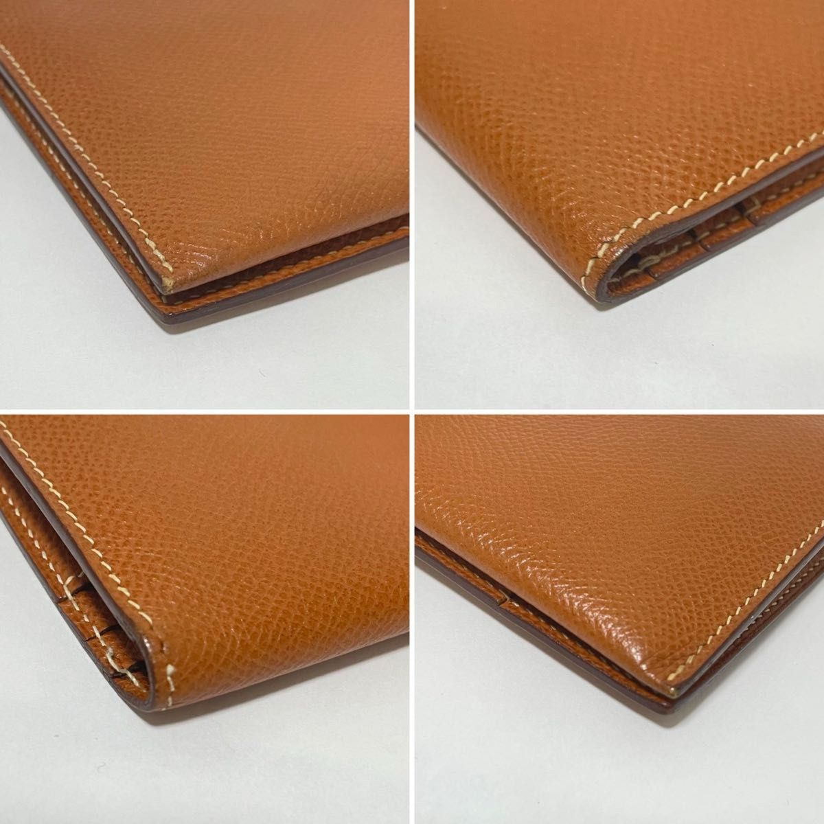 大特価】美品 HERMES エルメス べアン 二つ折り 長財布 ブラウン 大特価】美品 HERMES エルメス べアン 二つ折り 長財布 ブラウン