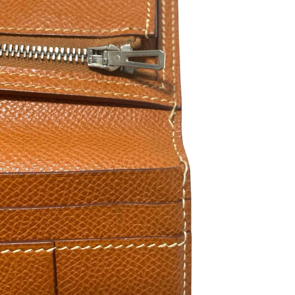 大特価】美品 HERMES エルメス べアン 二つ折り 長財布 ブラウン 大特価】美品 HERMES エルメス べアン 二つ折り 長財布 ブラウン