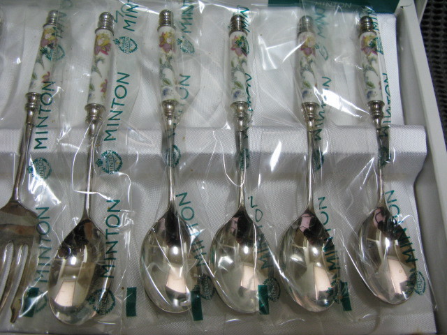 MINTON/ Minton * silver finishing spoon * Fork 10pc set ** storage goods 