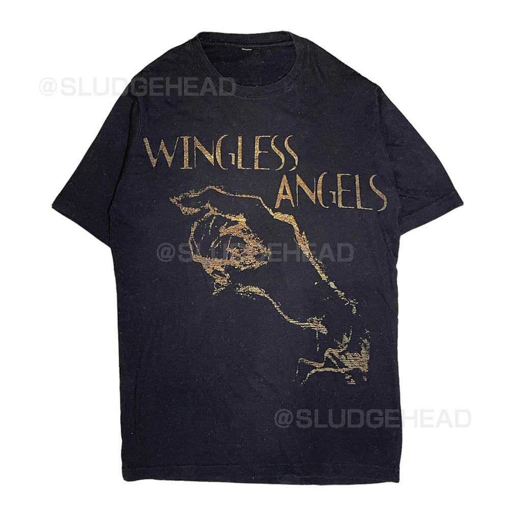 希少 vintage Wingless Angels Gold Keith Richards キース・リチャーズ Tシャツ_画像1