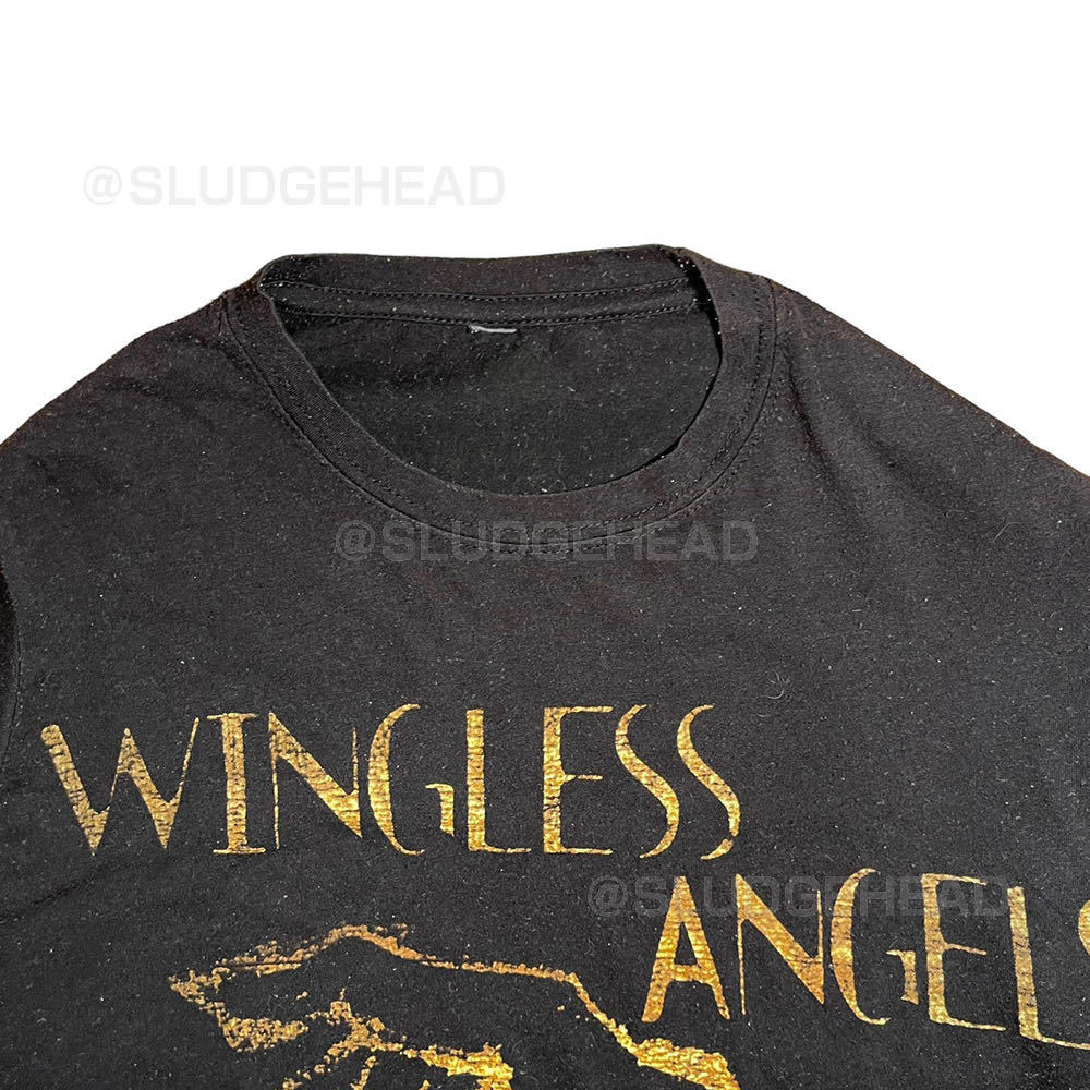 希少 vintage Wingless Angels Gold Keith Richards キース・リチャーズ Tシャツ_画像2