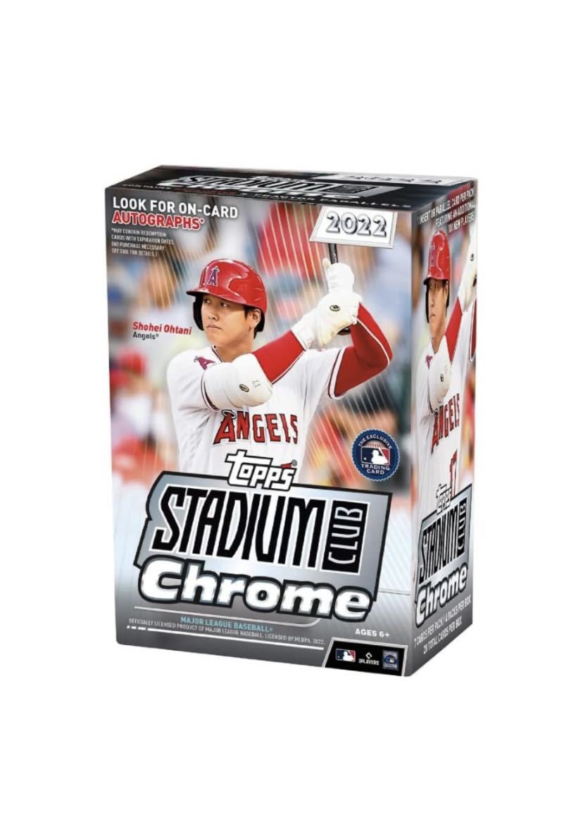 2022 Topps Stadium Club Chrome blaster box トップス 大谷翔平