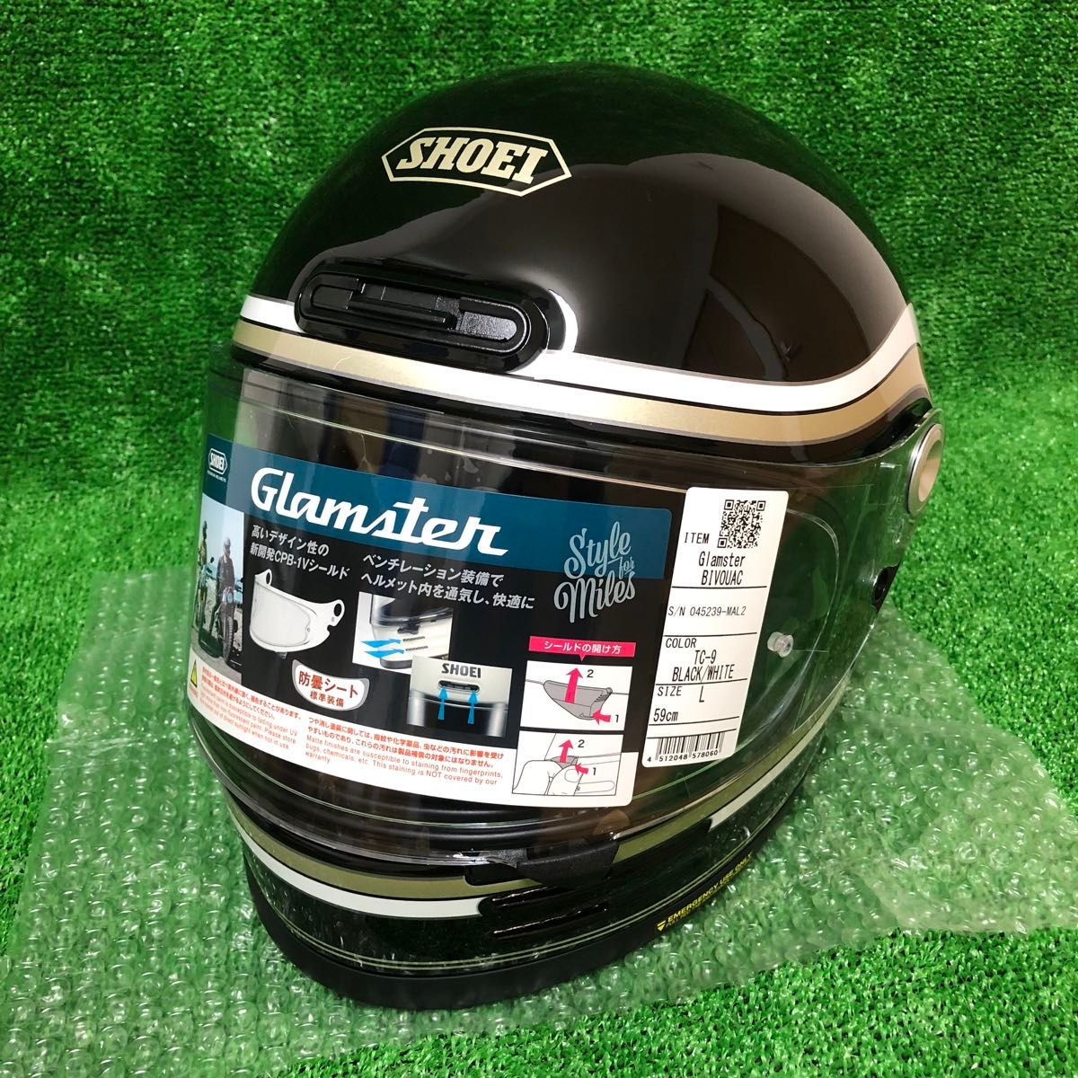 L】新品 SHOEI Glamster BIVOUAC ショウエイ グラムスター L】新品 SHOEI Glamster BIVOUAC ショウエイ グラムスター