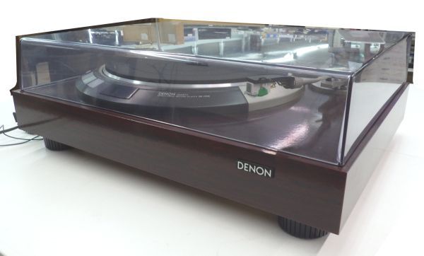 ●ジャンク DENON DP-55M ターンテーブル カートリッジ Audio-technica AT10G 動作未確認 現状品 DENON オーディオテクニカ デンオン 音響_画像9