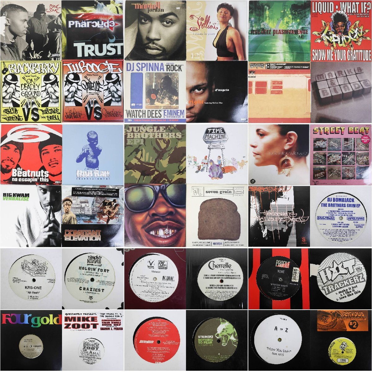 45枚 HipHop/R&B 12inchアナログレコード 90s-00s 歌モノ ミドル アングラ Rap/DJ/CLUB/Dance 大量セットまとめて★738v20_画像1