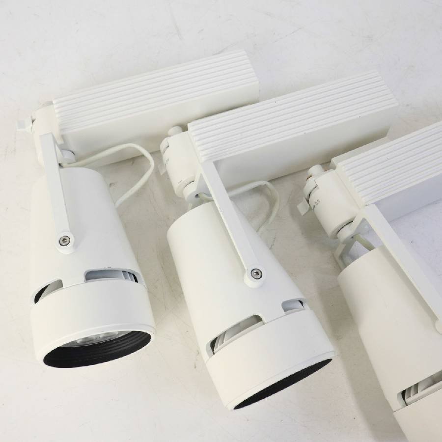 コイズミ LEDスポットライト 3個セット XS35878L ホワイト 3000K ダクトレール用★732v05_画像4