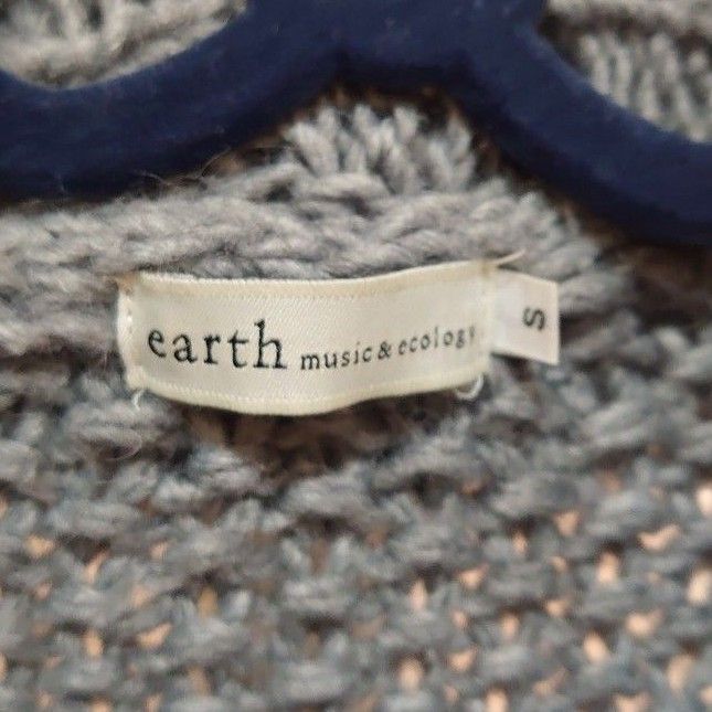 earth　music＆ecology　 カーディガン　 ウール　 ニット　 カウチン