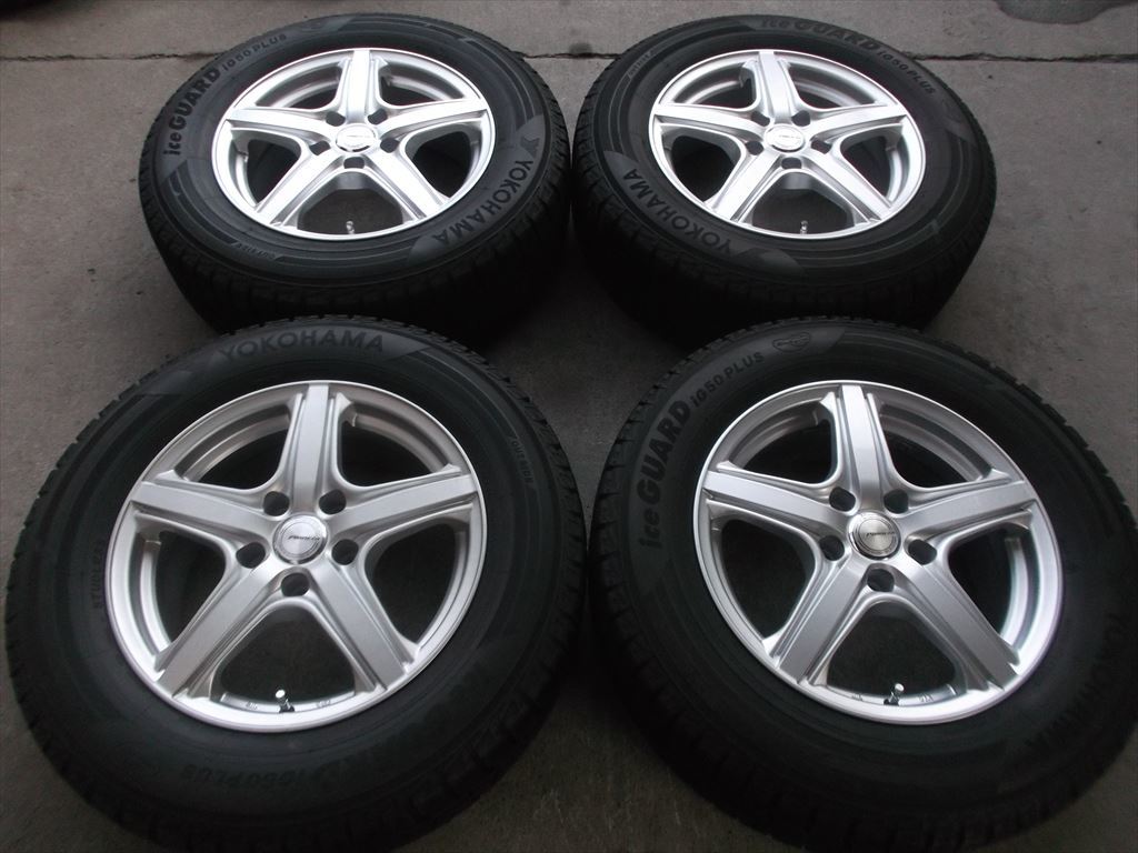 ★超特価！プレンシアST5　6.5J×16　IS33　114.3/5H　215/65R16　スタッドレス付！20・30アルファード・ヴェルファイア等！【B-475】_画像1