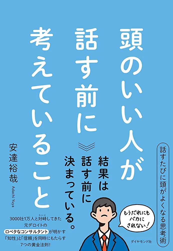 【新品 未使用】頭のいい人が話す前に考えていること 安達裕哉 送料無料 