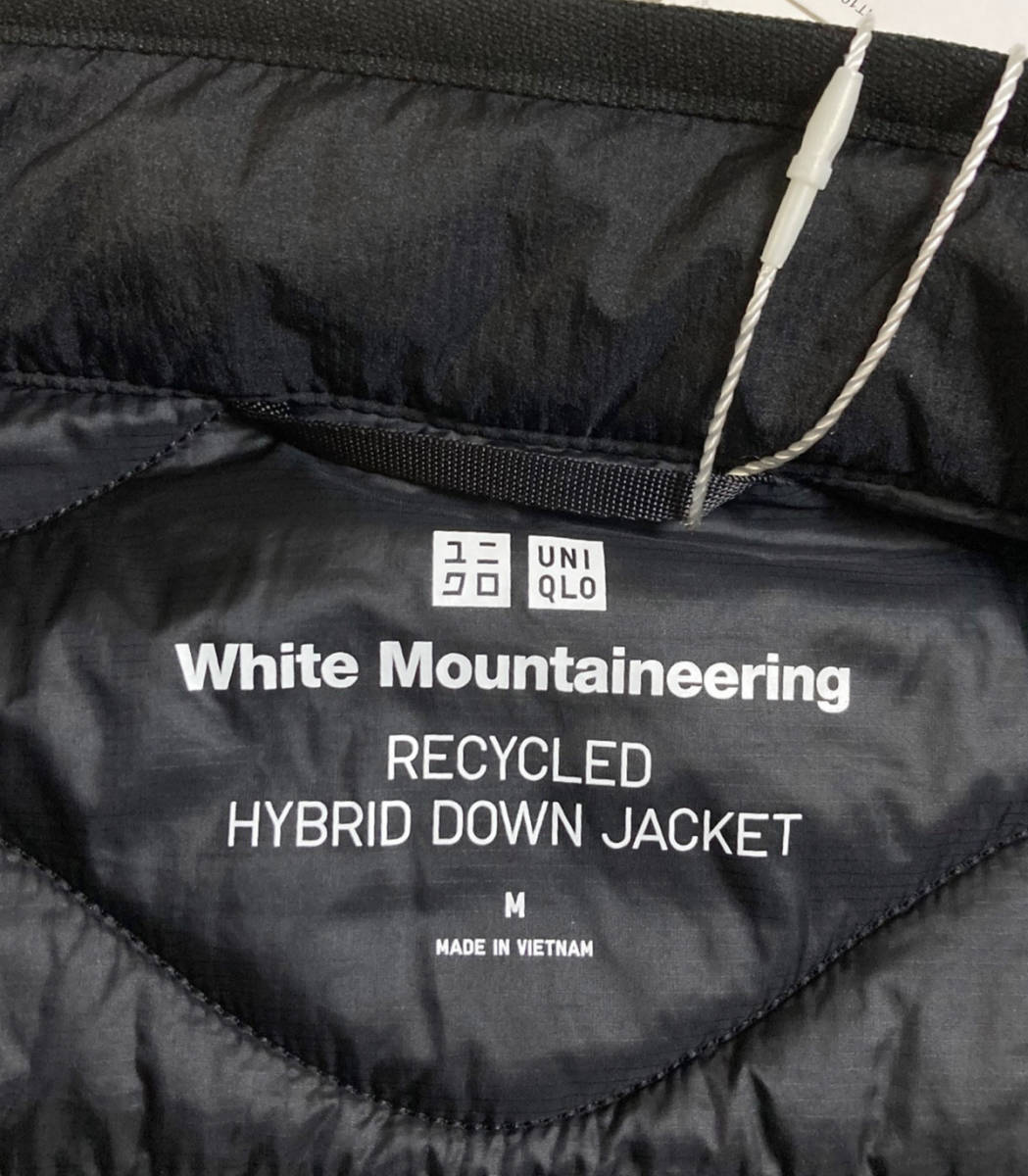 未使用品 UNIQLO and White Mountaineering リサイクルハイブリッドダウンジャケット M ユニクロ ホワイトマウンテニアリング_画像3