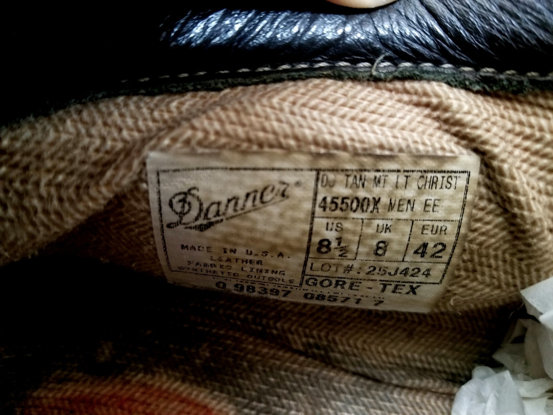 USA製 DANNER ダナー マウンテンライト TAN 茶ベージュ スエード US8ハーフ 26,5cm // ビブラムソール ゴアテックス 登山靴_画像7