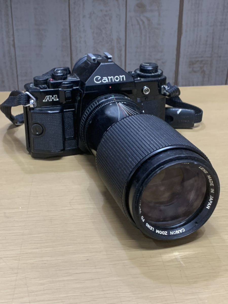 Canon A-1 フィルムカメラ レンズ FD 70-210mm 1:4 キャノン レフカメラ 752878 美品