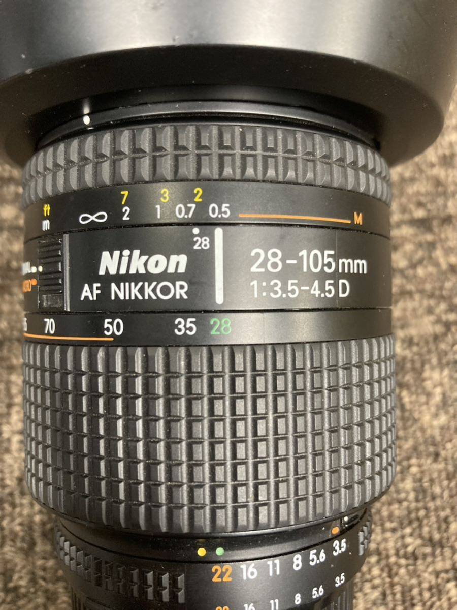 NIKON AF NIKKOR 28-105mm F3.5-4.5D オートフォーカスレンズ カメラレンズ ニコン _画像2