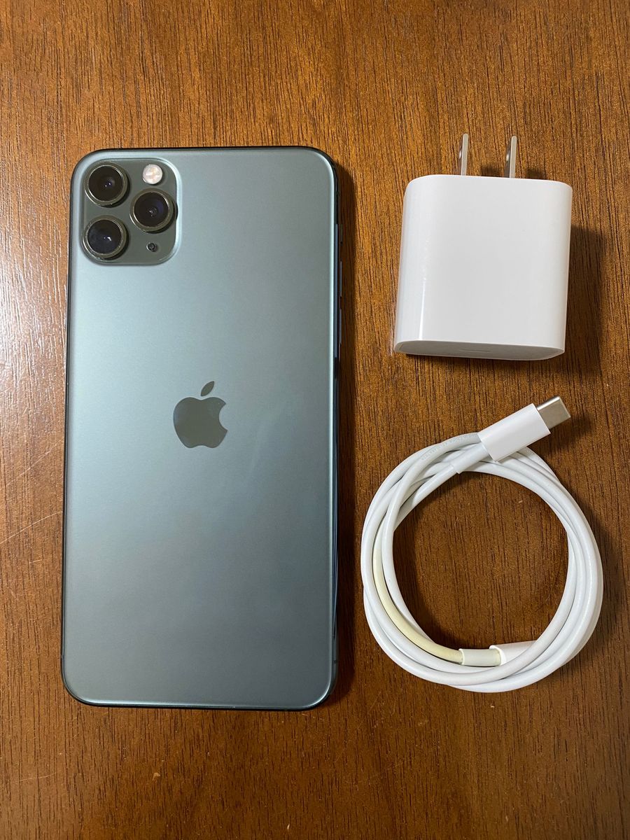 美品 iPhone 11 PRO MAX 256GB ミッドナイトグリーン - SIMフリ｜Yahoo