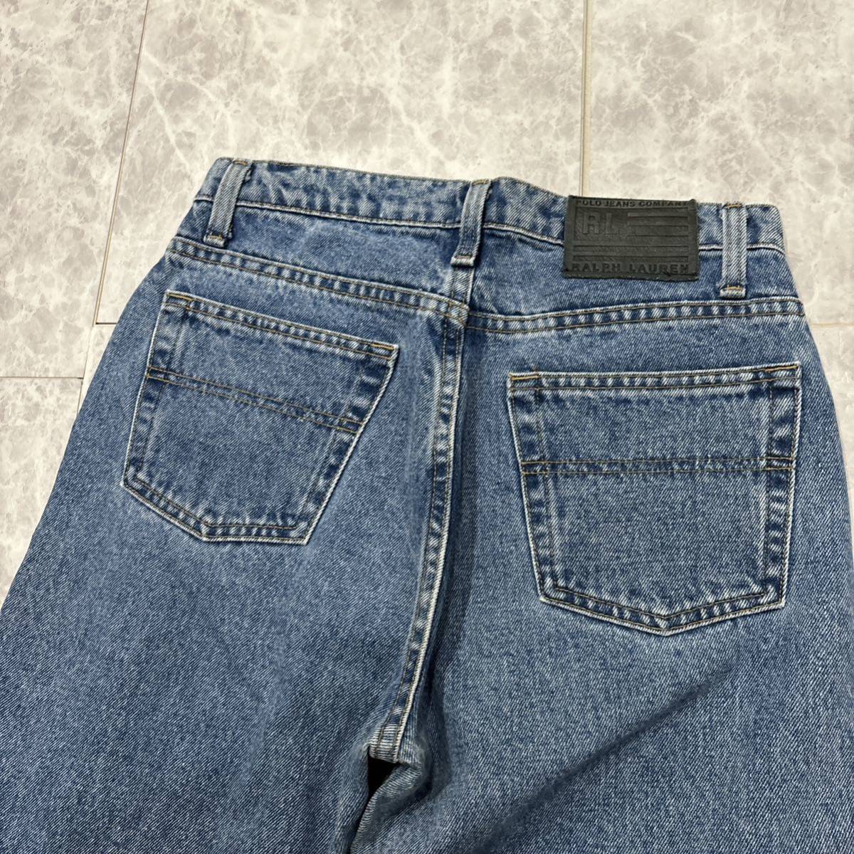 C＊ 良品 米国製 古着 '履き心地抜群' POLO JEANS RALPH LAUREN ラルフローレン LW552 デニムパンツ / ジーンズ W29 メンズ ボトムス USA製_画像5