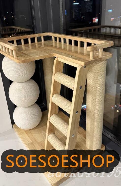  new arrival * high quality . tree ball tower wooden tower . ball nail .. ball cat Play ball 