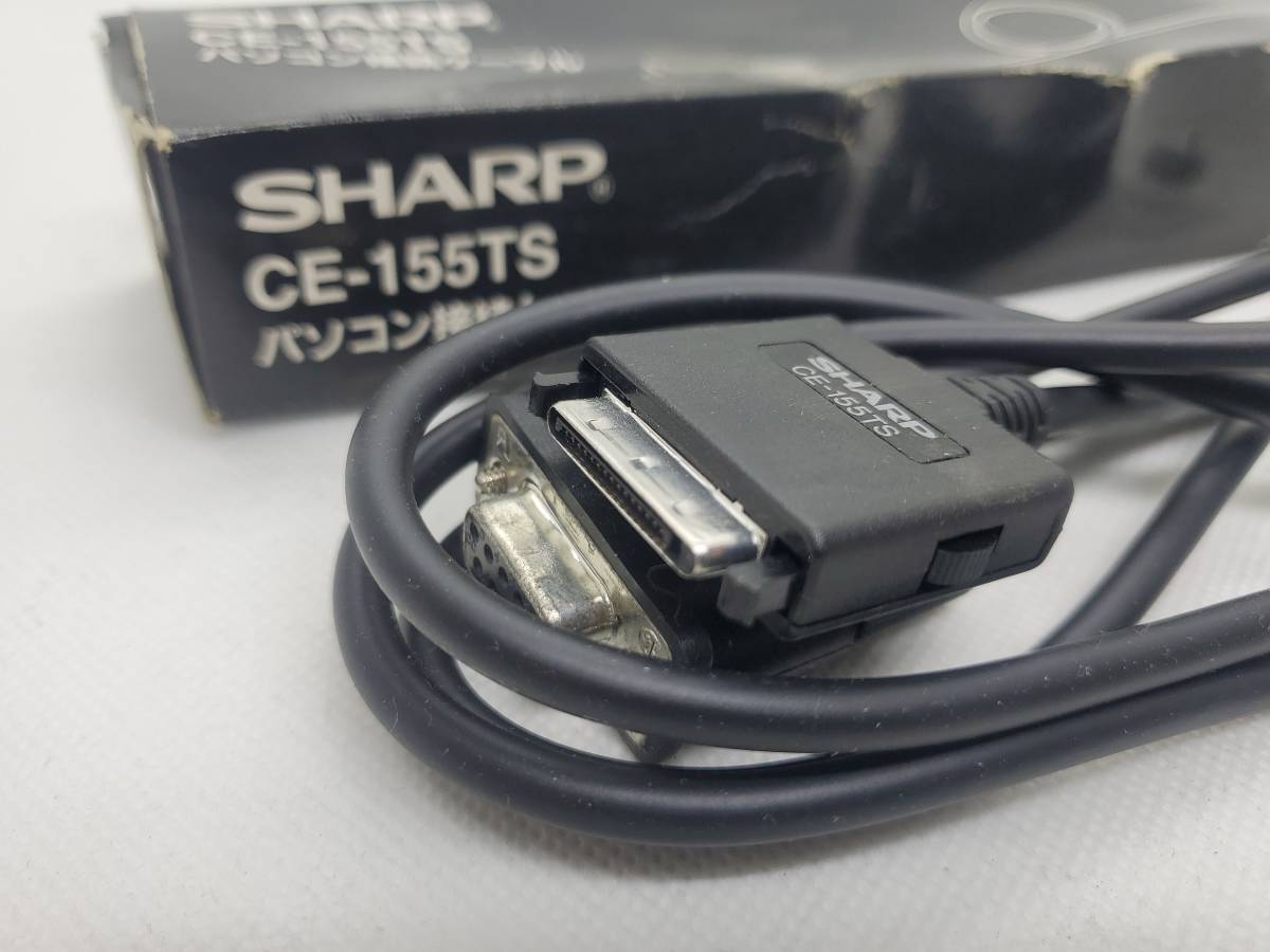 SHARP CE-155TS RS-232Cケーブル未確認ジャンクとして zaurus ザウルス 美品_画像2
