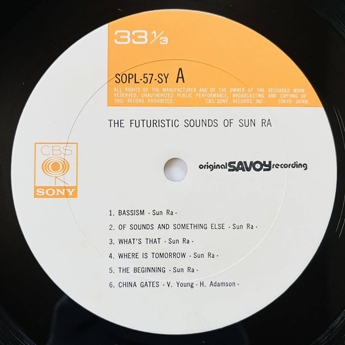 【LP】Sun Ra - The Futuristic Sounds Of Sun Ra（SOPL-57-SY）_画像4