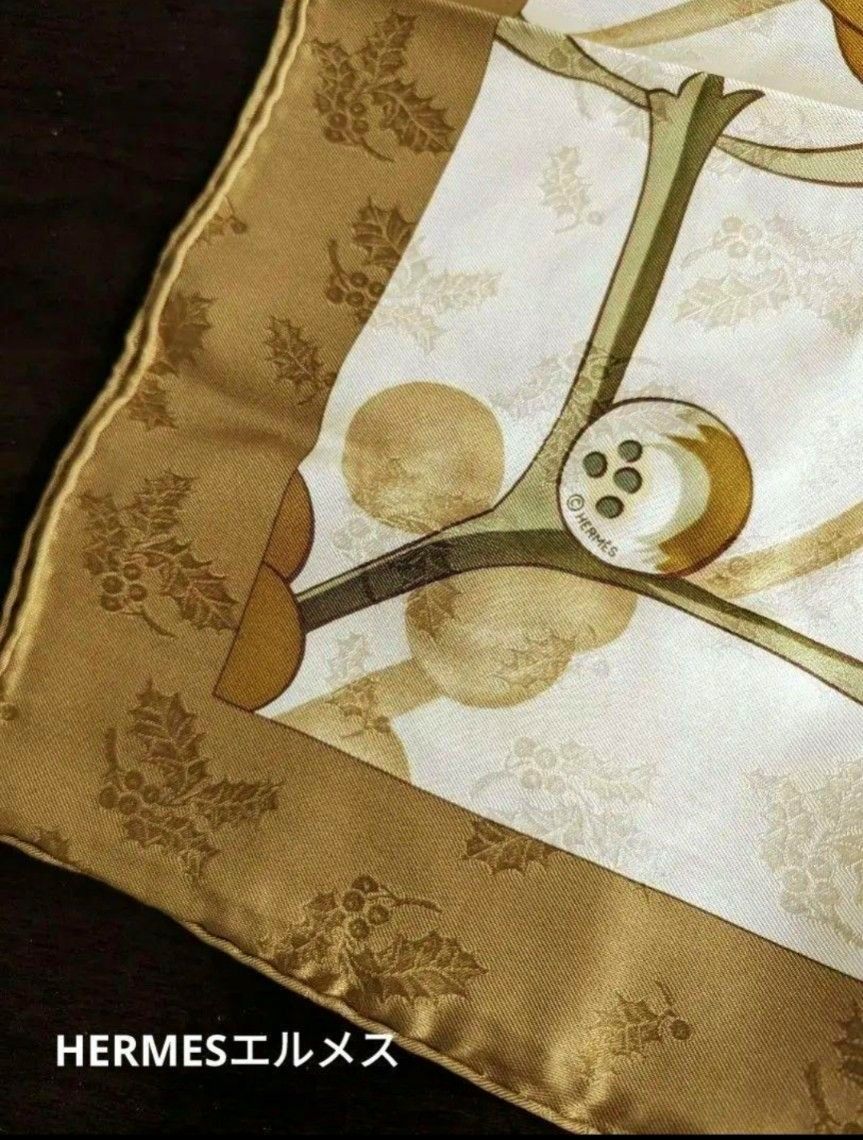 お値下新品未使用【HERMESエルメス】カレ90 ヤドリギ クリスマス お値下新品未使用【HERMESエルメス】カレ90 ヤドリギ クリスマス